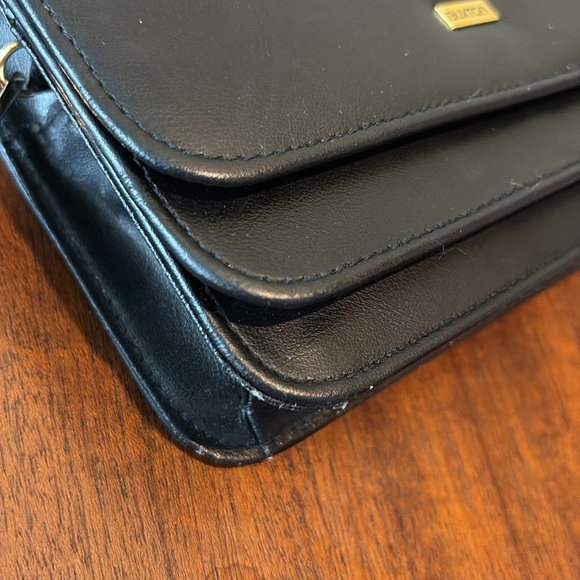 Buxton  Crossbody bag/wallet / 2 ID holders  8 card slots  soft leather Black - Picture 11 of 17